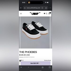 THE PHOEBES UNIF SNEAKERS